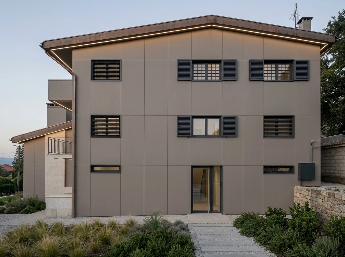 Minimalist Facade Facade design — facade photo by GenRoom AI