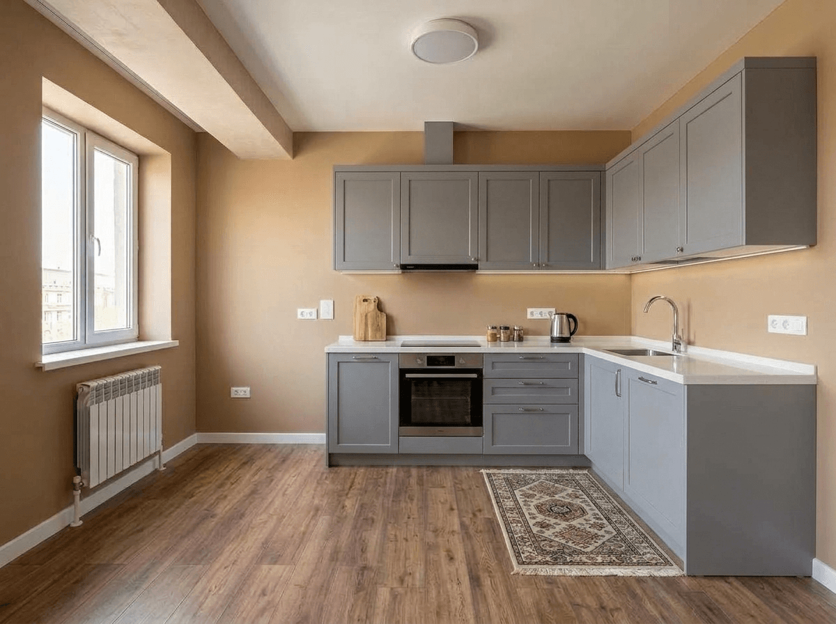 Kitchen interior in no_style style — photo by GenRoom AI