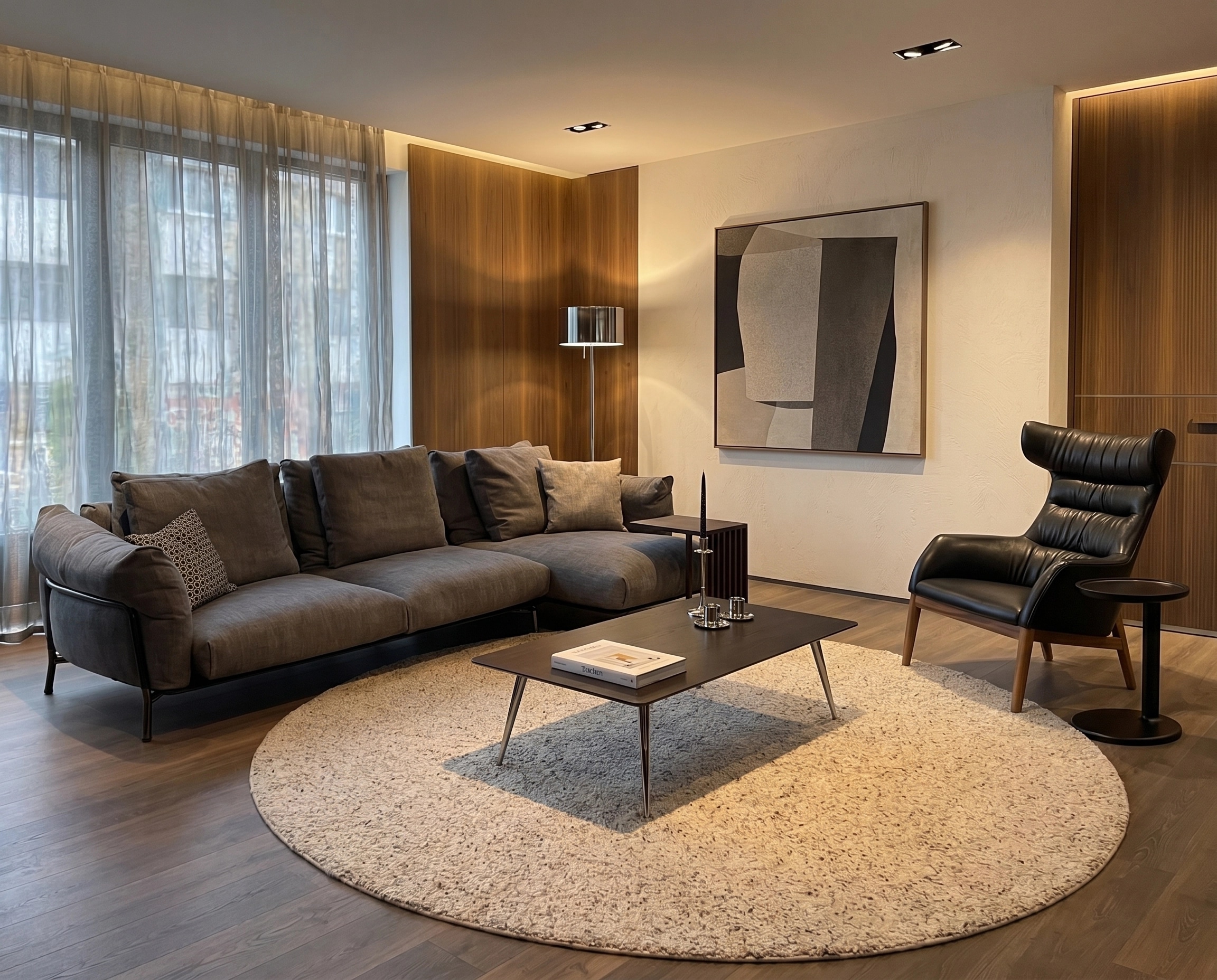 Interior design in Contemporary style — Living Room by GenRoom AI
