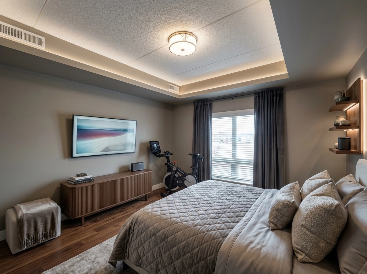 Interior design in Contemporary style — Bedroom by GenRoom AI