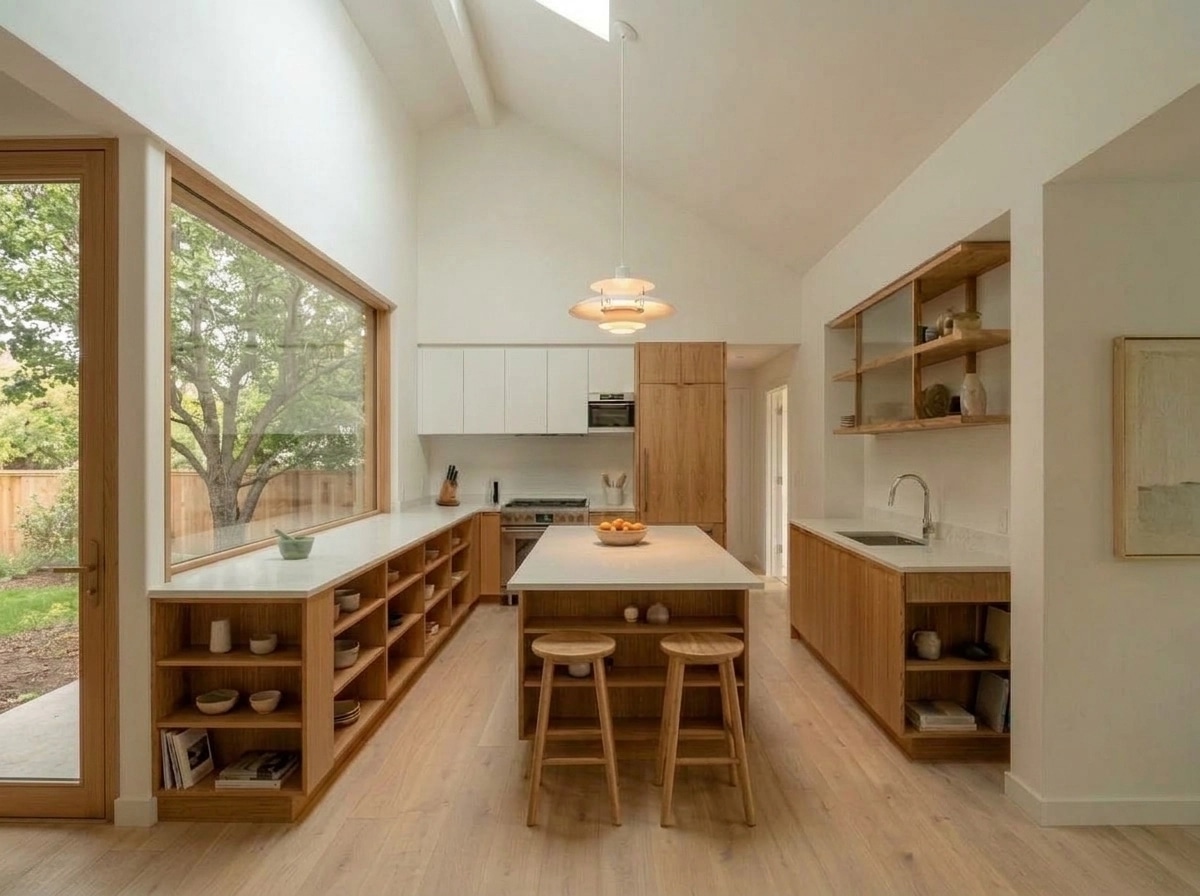 Interior design in Scandinavian style — Kitchen by GenRoom AI