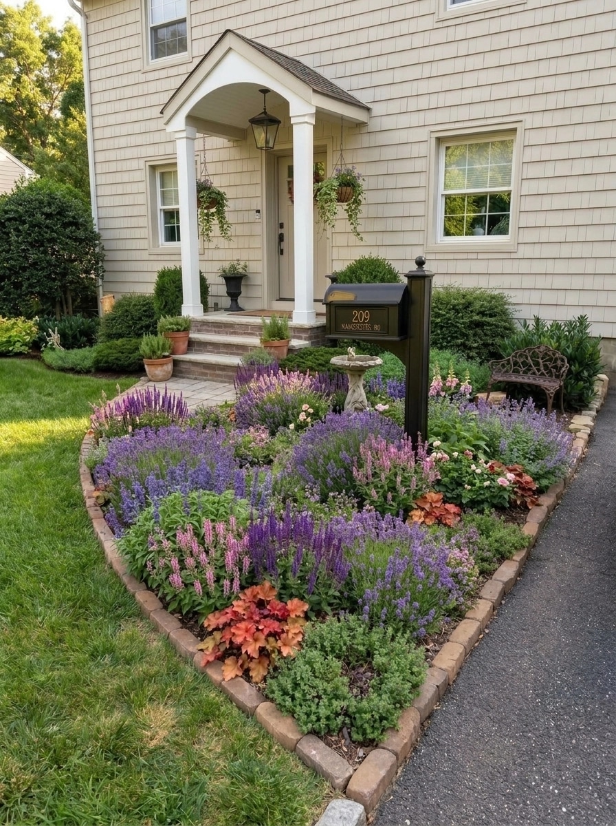 Landscape design in English Cottage Garden style — Yard by GenRoom AI
