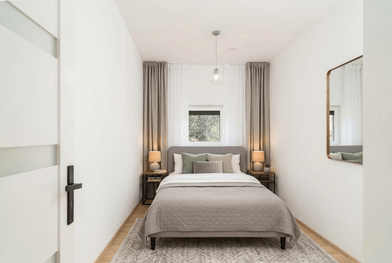 Contemporary Bedroom design — interior photo by GenRoom AI