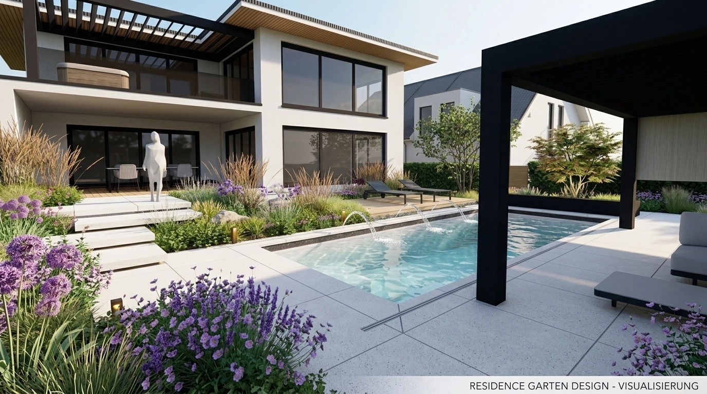 Yard design in no_style style — photo by GenRoom AI