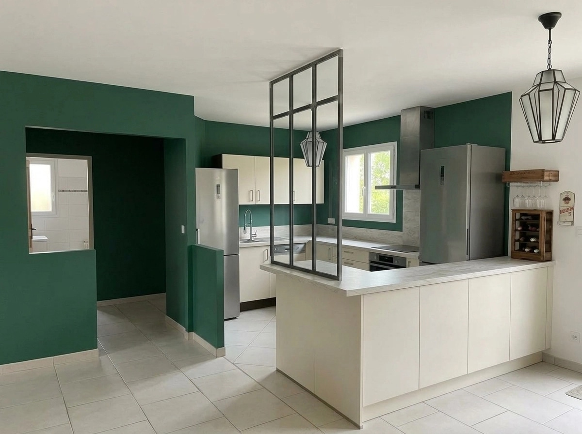 Kitchen interior in no_style style — photo by GenRoom AI