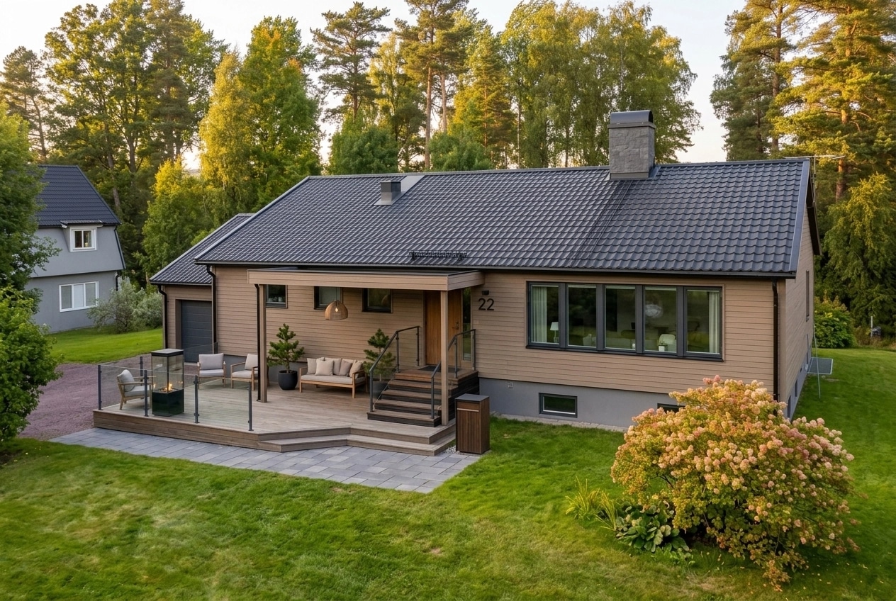 Scandinavian Facade Facade design — facade photo by GenRoom AI