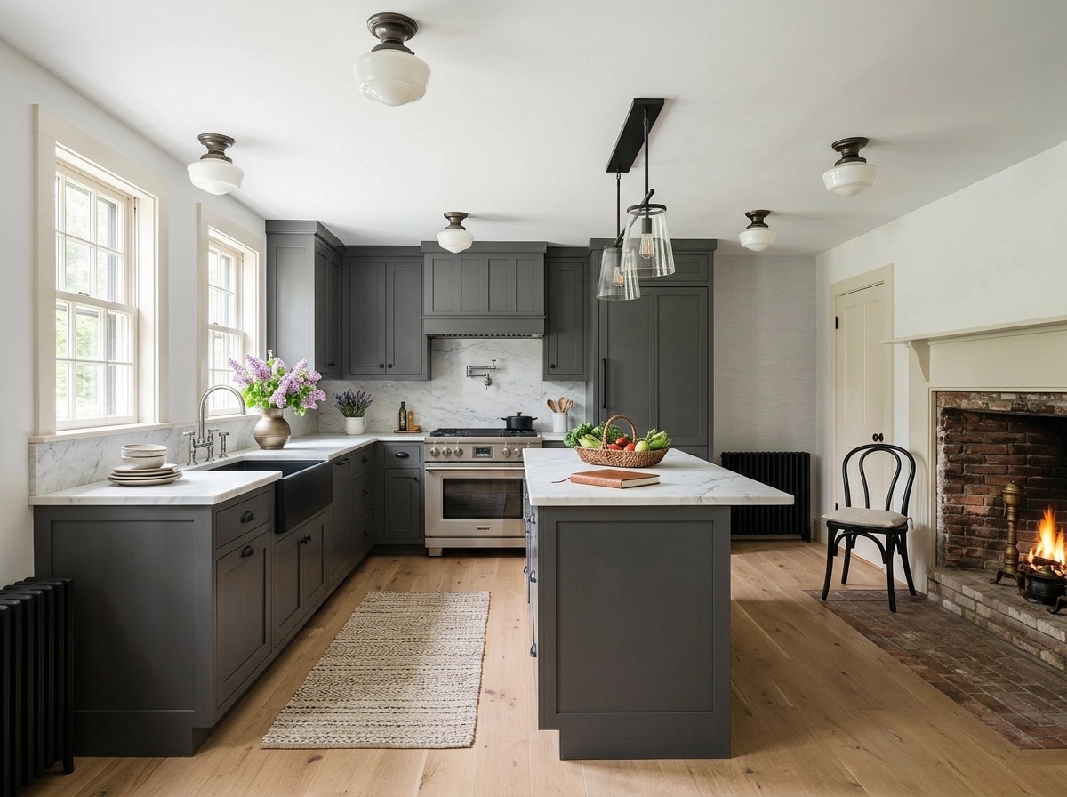 Modern Farmhouse Dapur design — interior photo by GenRoom AI