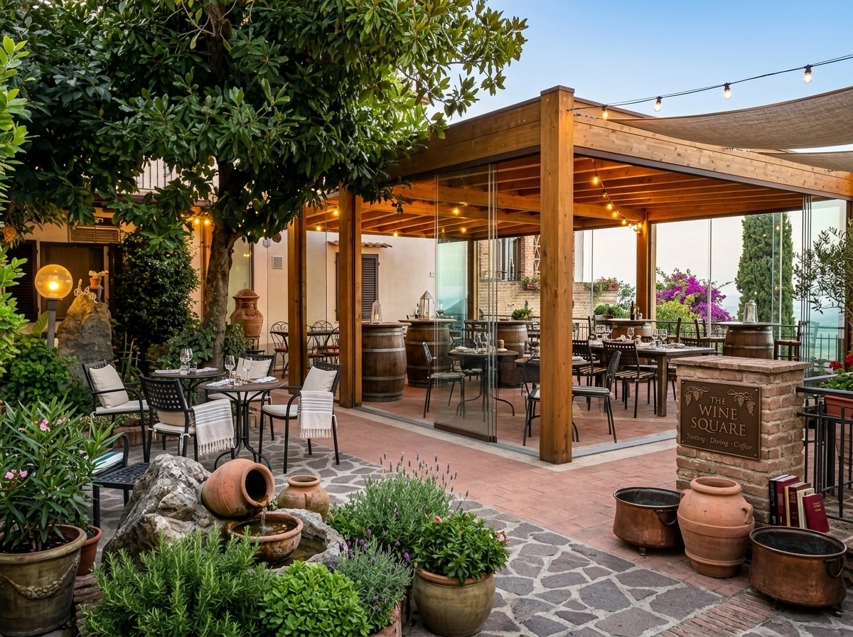 Landscape design in Mediterranean Yard style — Yard by GenRoom AI