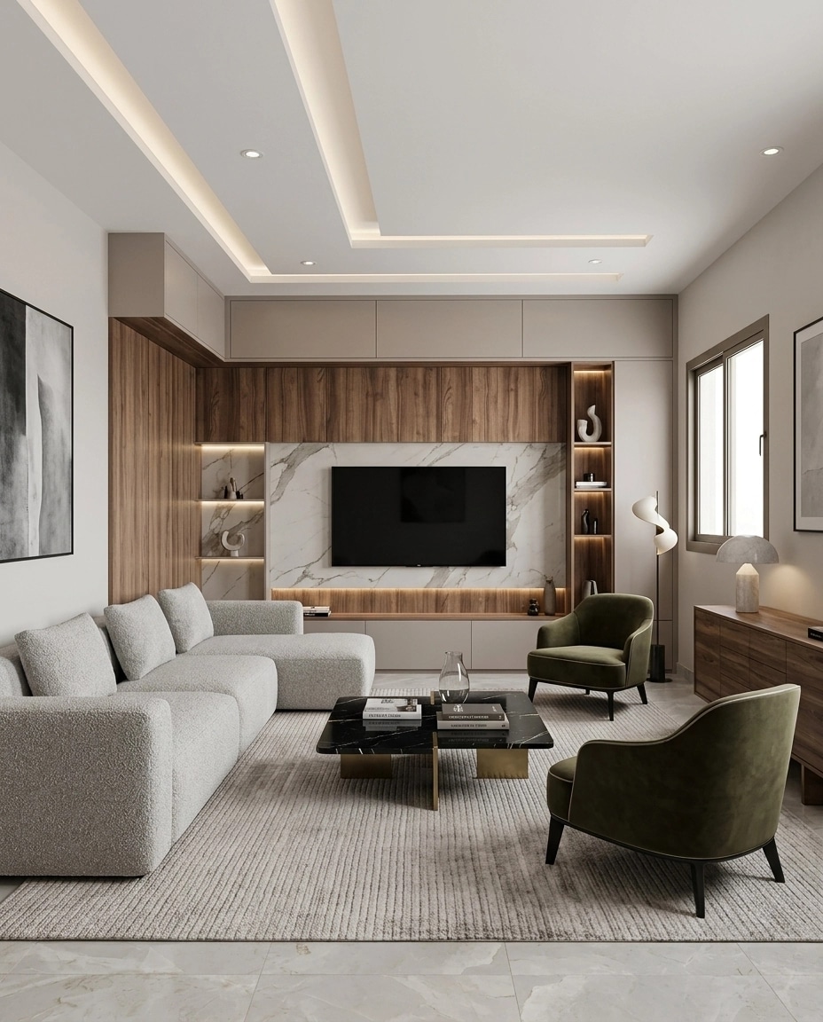 Interior design in Contemporary style — Kitchen by GenRoom AI