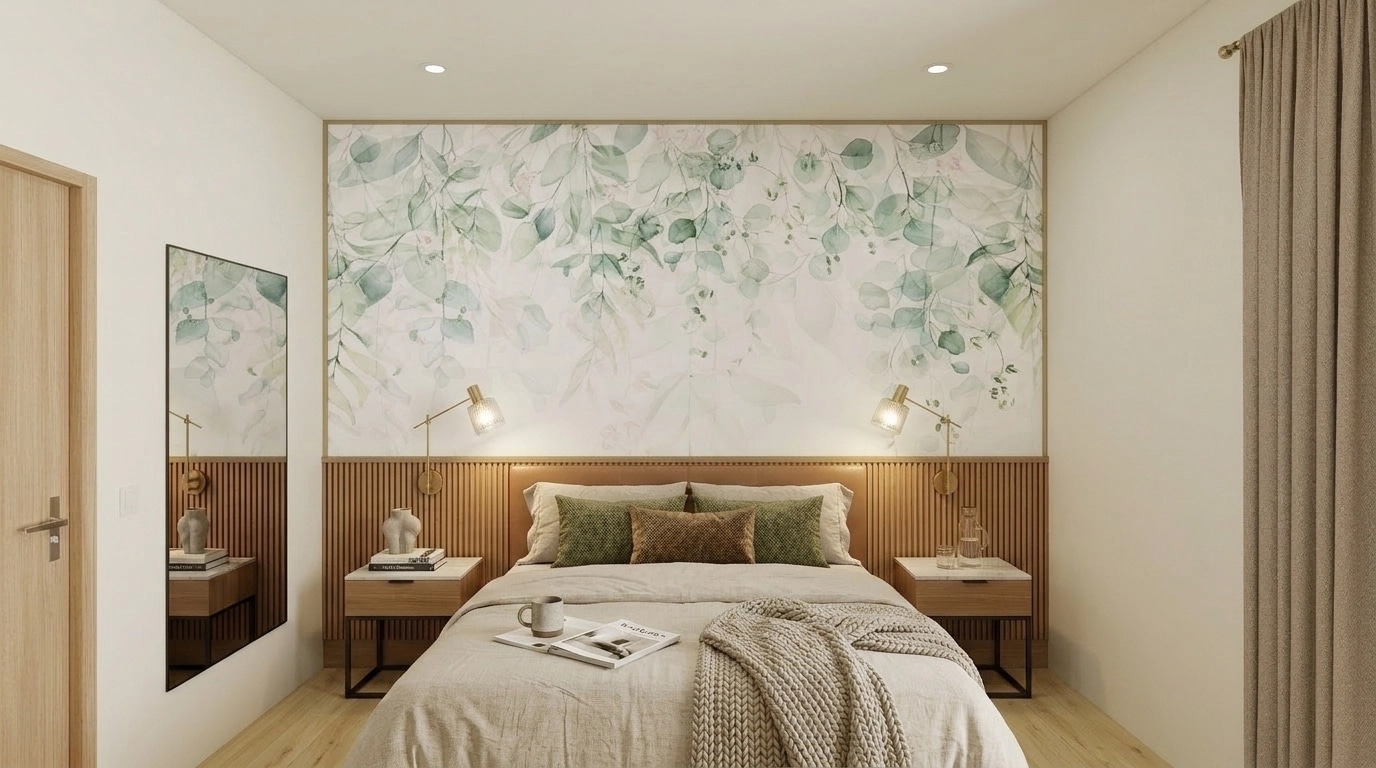 Contemporary Bedroom design — interior photo by GenRoom AI