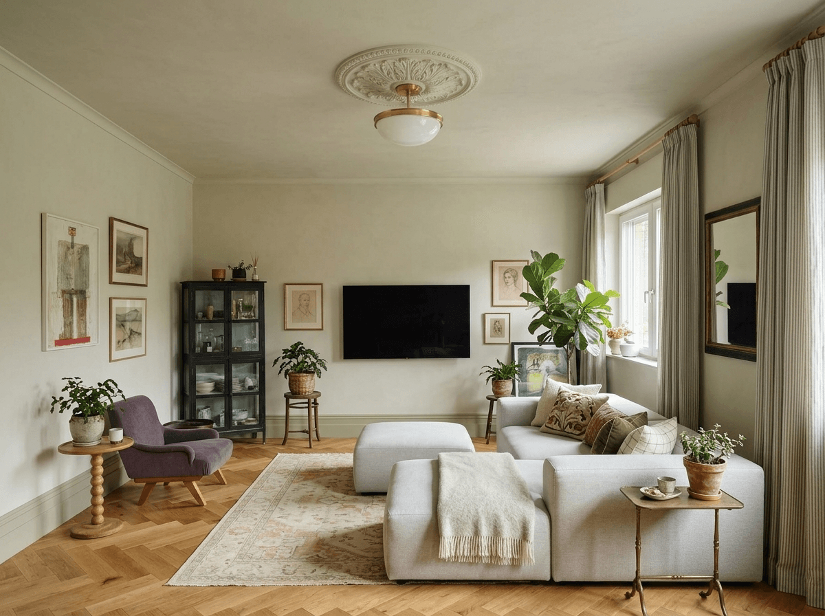 Interior design in Contemporary style — Living Room by GenRoom AI
