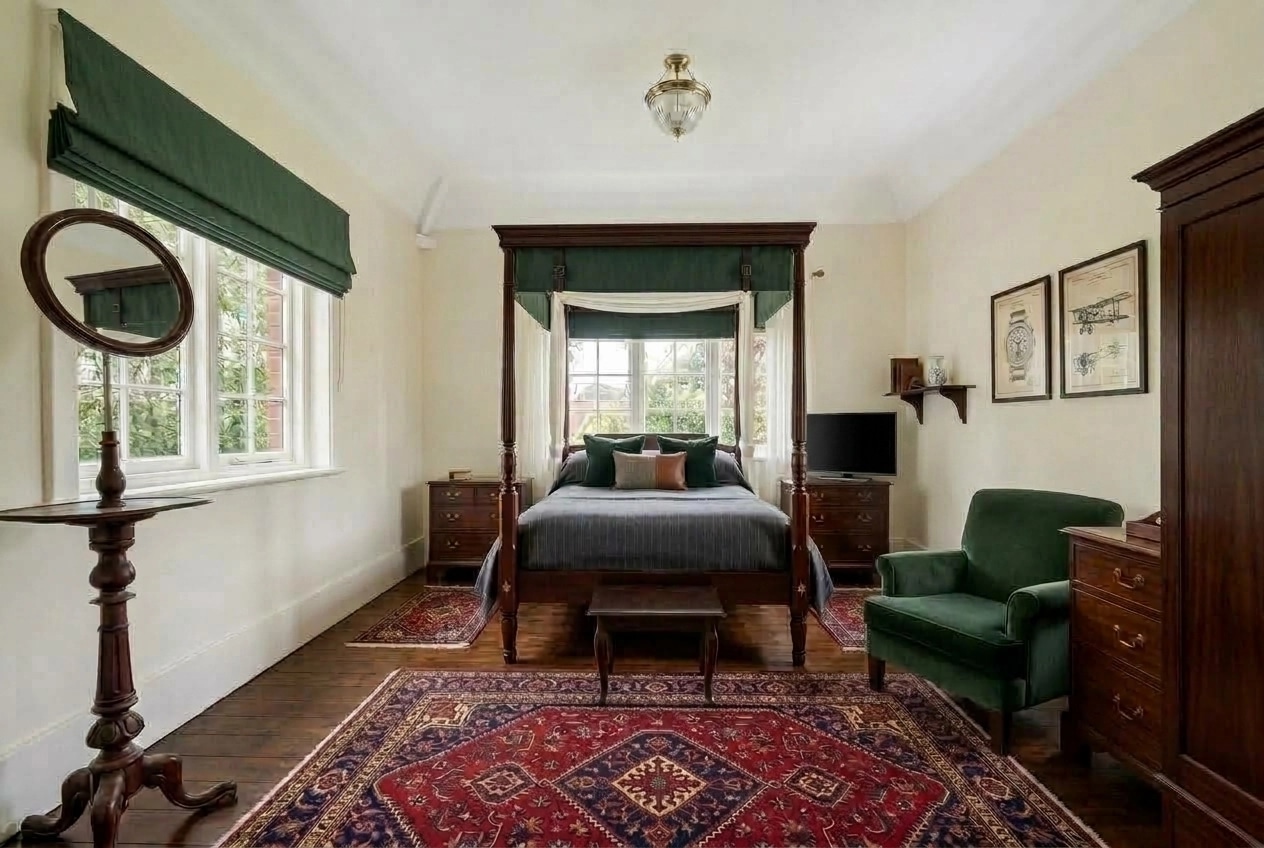 Interior design in British style — Bedroom by GenRoom AI