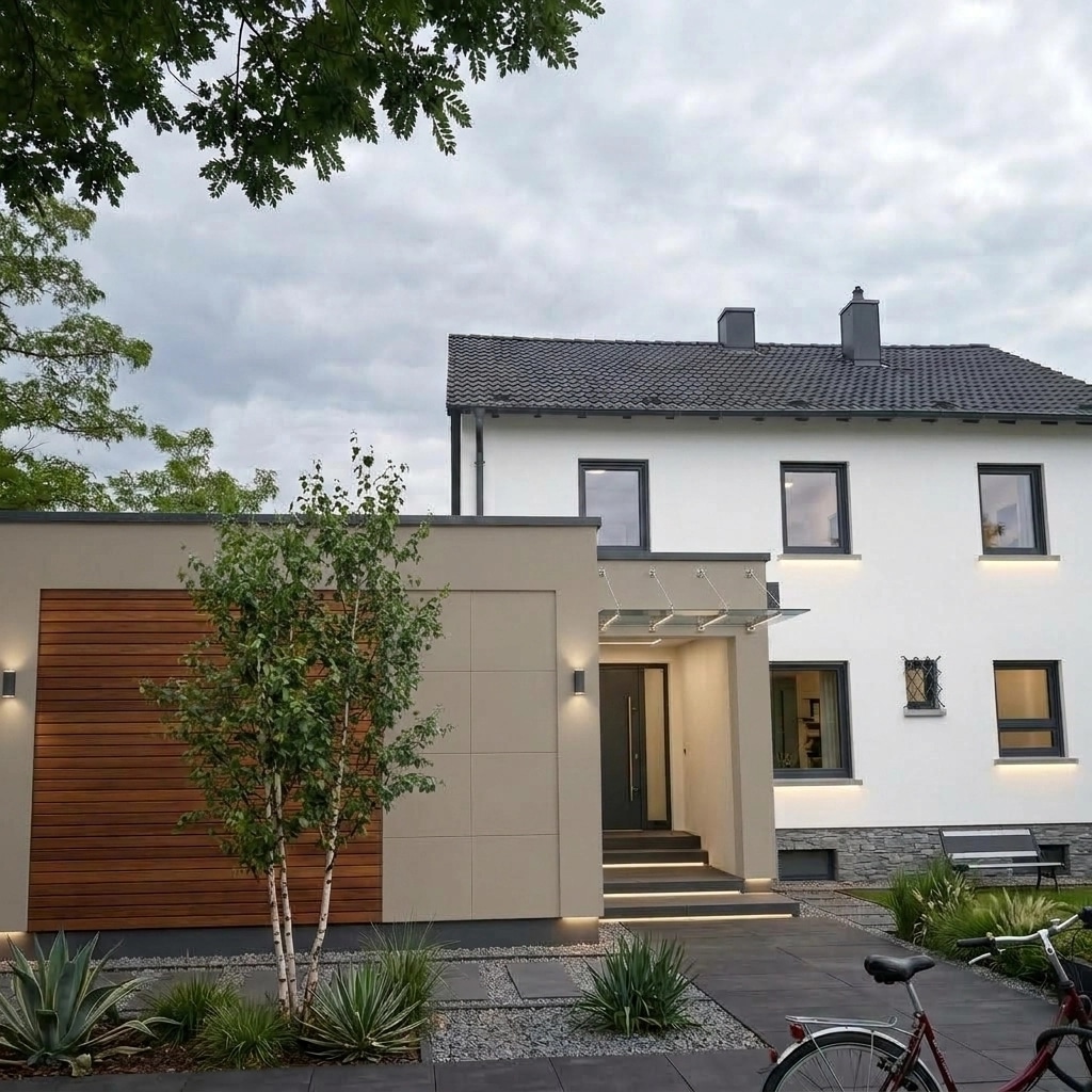 Contemporary Facade Facade design — facade photo by GenRoom AI