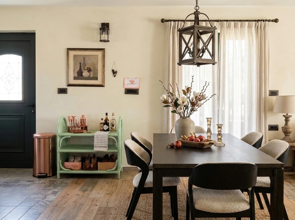 Interior design in Modern Farmhouse style — dining_room by GenRoom AI