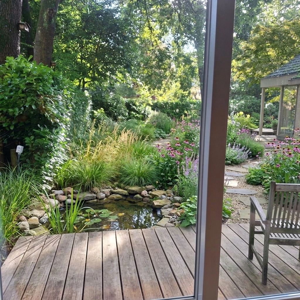 Landscape design in Eco Natural Garden style — Yard by GenRoom AI