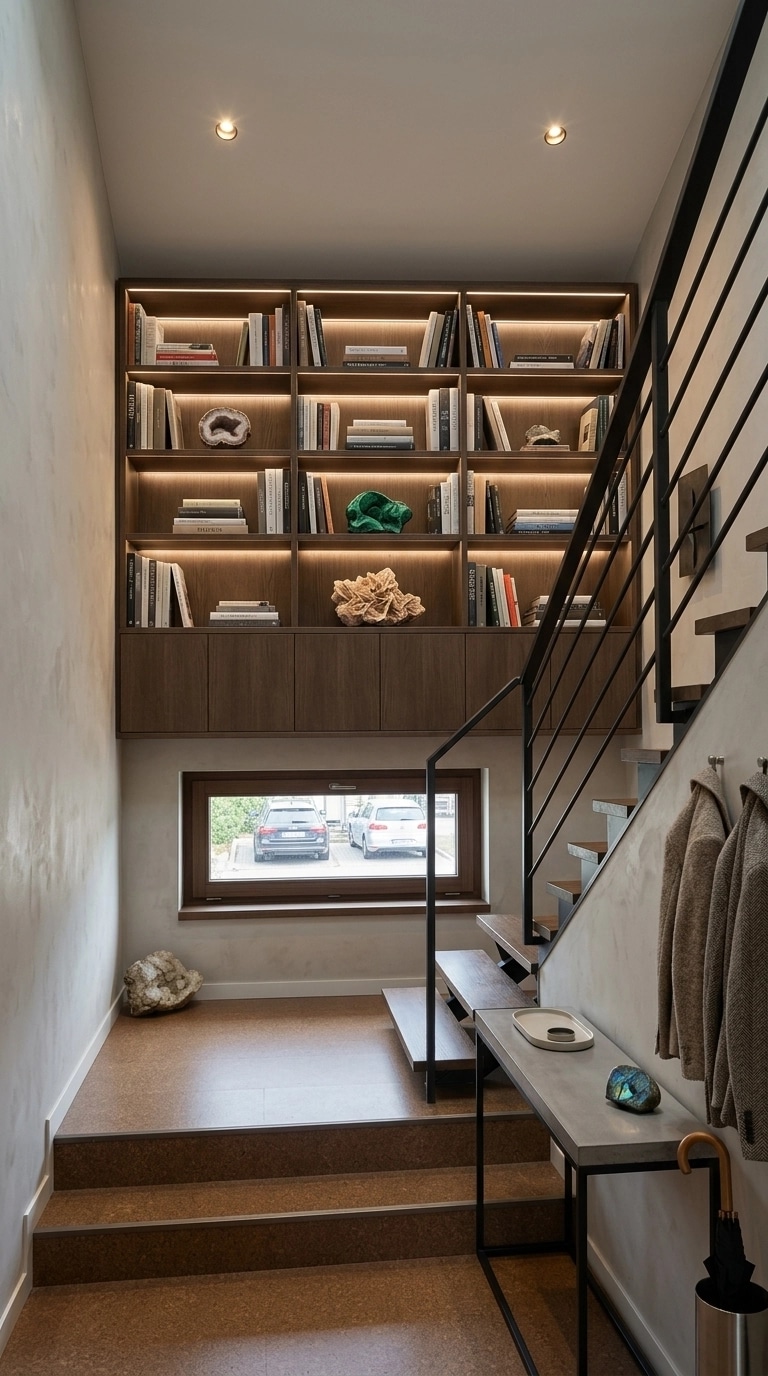 Hallway interior in Minimalism style — photo by GenRoom AI