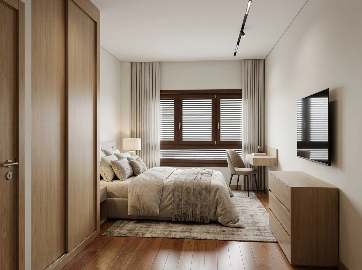 Interior design in Contemporary style — Bedroom by GenRoom AI