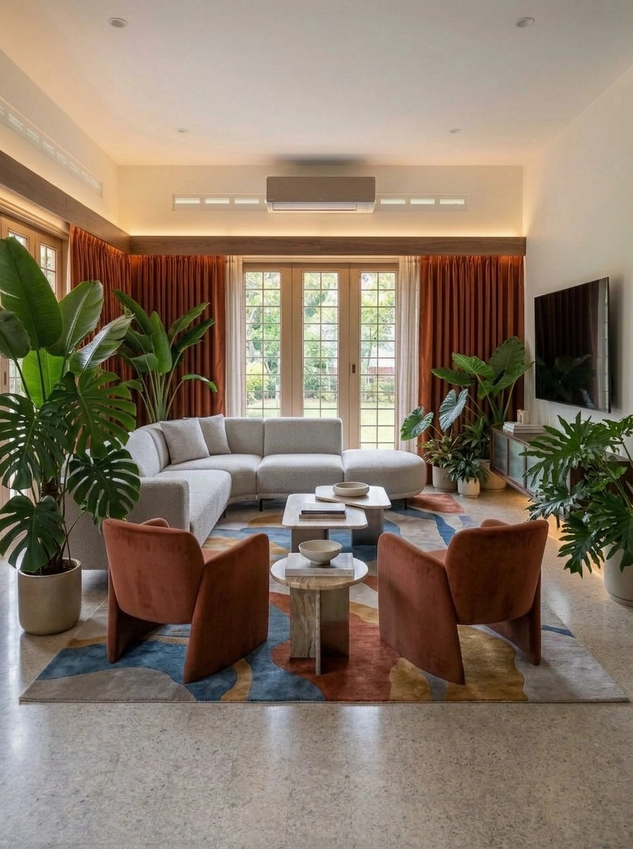 Interior design in Contemporary style — Living Room by GenRoom AI