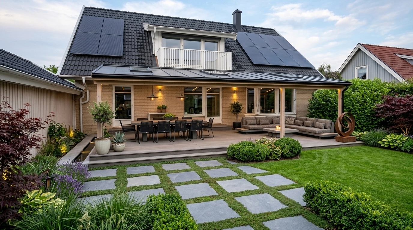 Landscape design in Contemporary Yard style — Yard by GenRoom AI