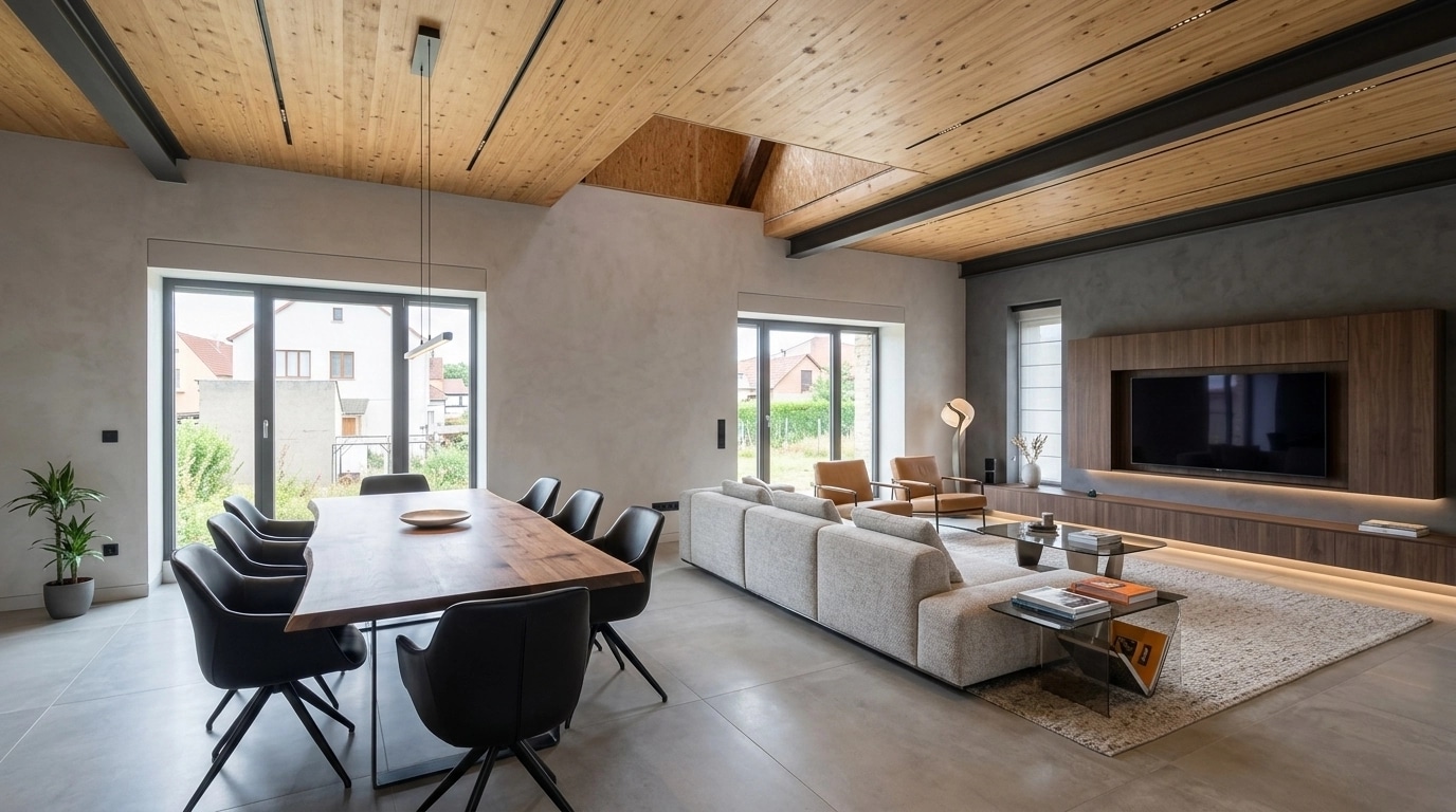 Interior design in Contemporary style — Living Room by GenRoom AI