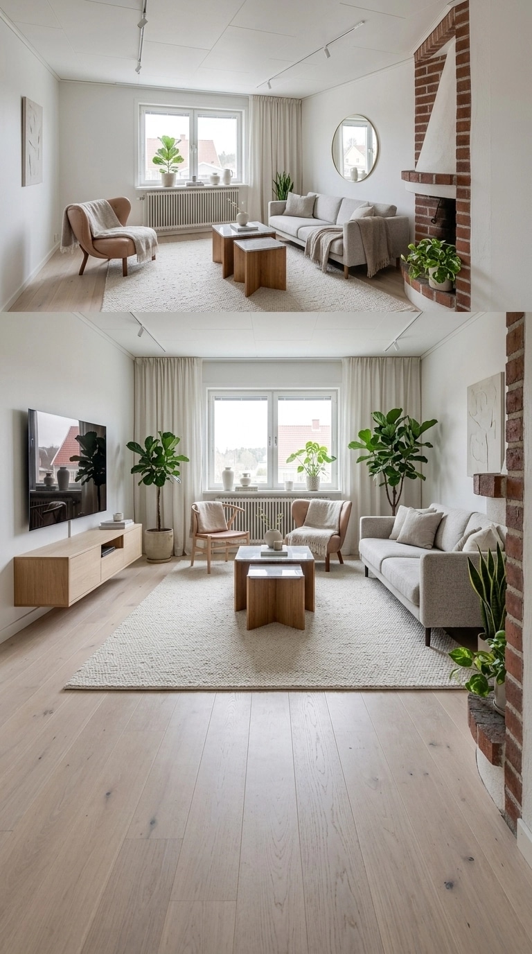 Scandinavian Living Room design — interior photo by GenRoom AI