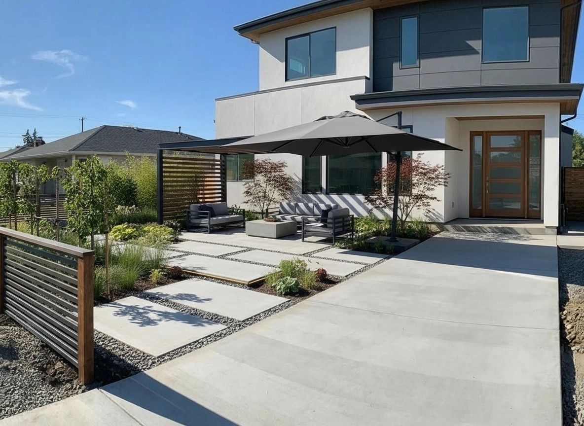 Contemporary Yard Yard design — yard photo by GenRoom AI
