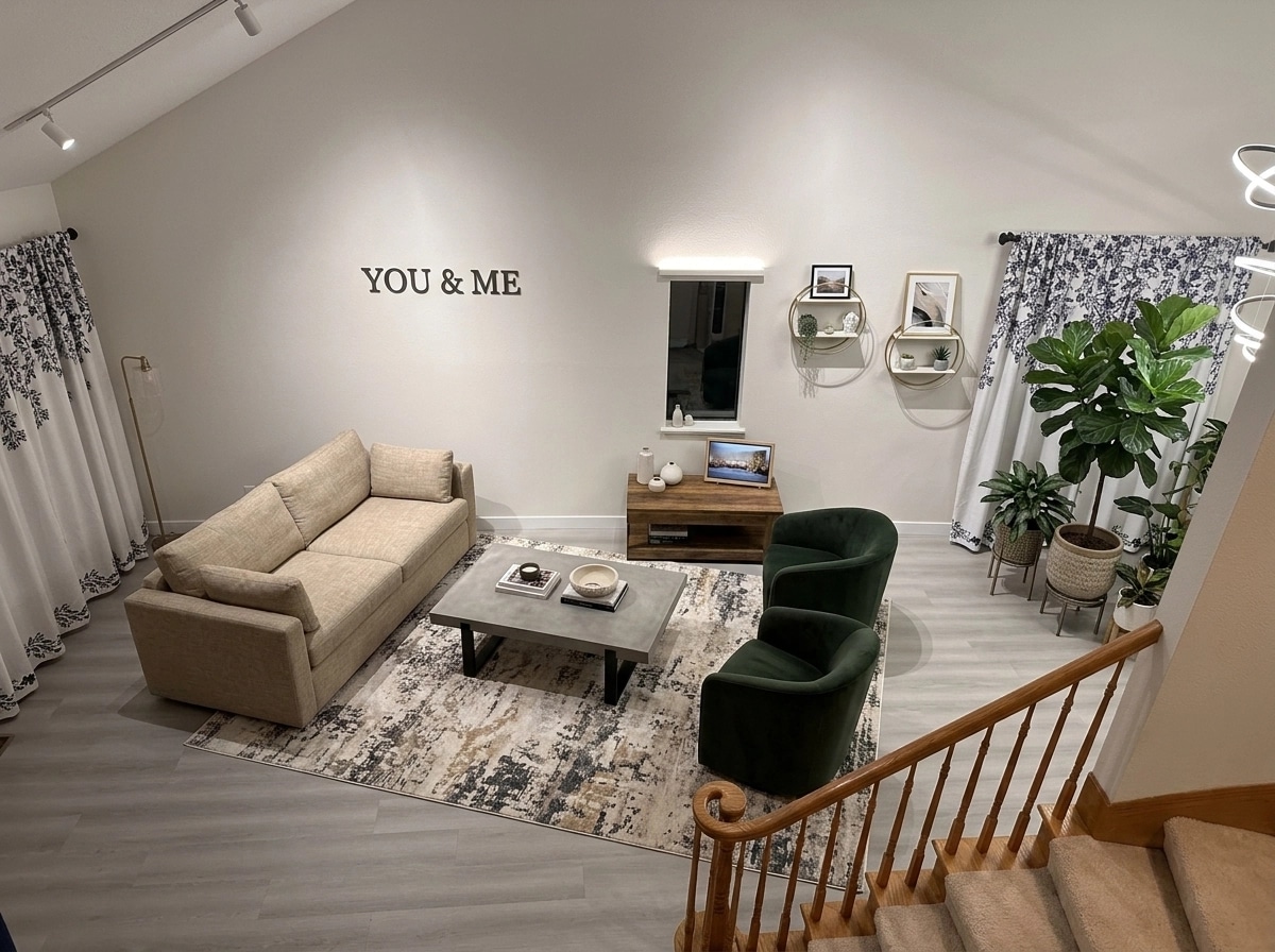 Interior design in Contemporary style — Living Room by GenRoom AI