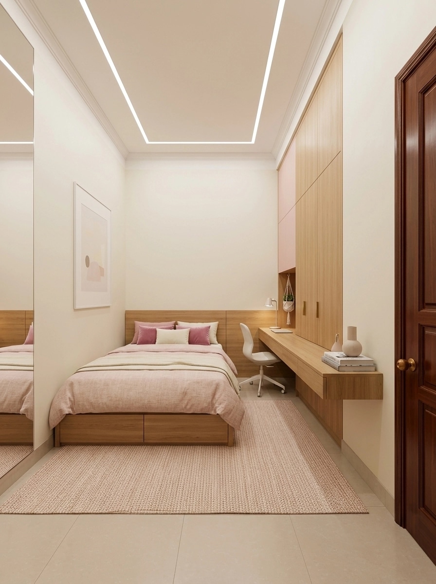 Minimalism Bedroom design — interior photo by GenRoom AI