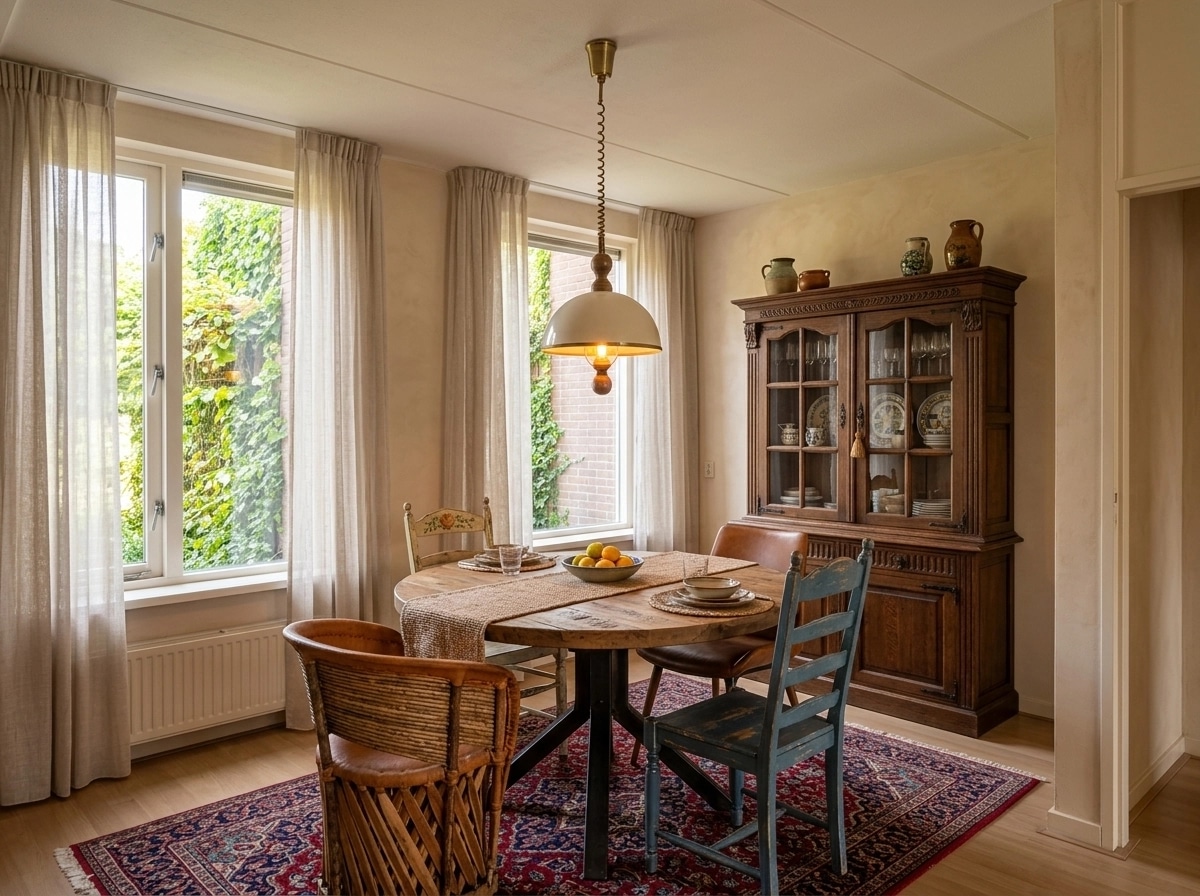 Interior design in Mediterranean style — dining_room by GenRoom AI