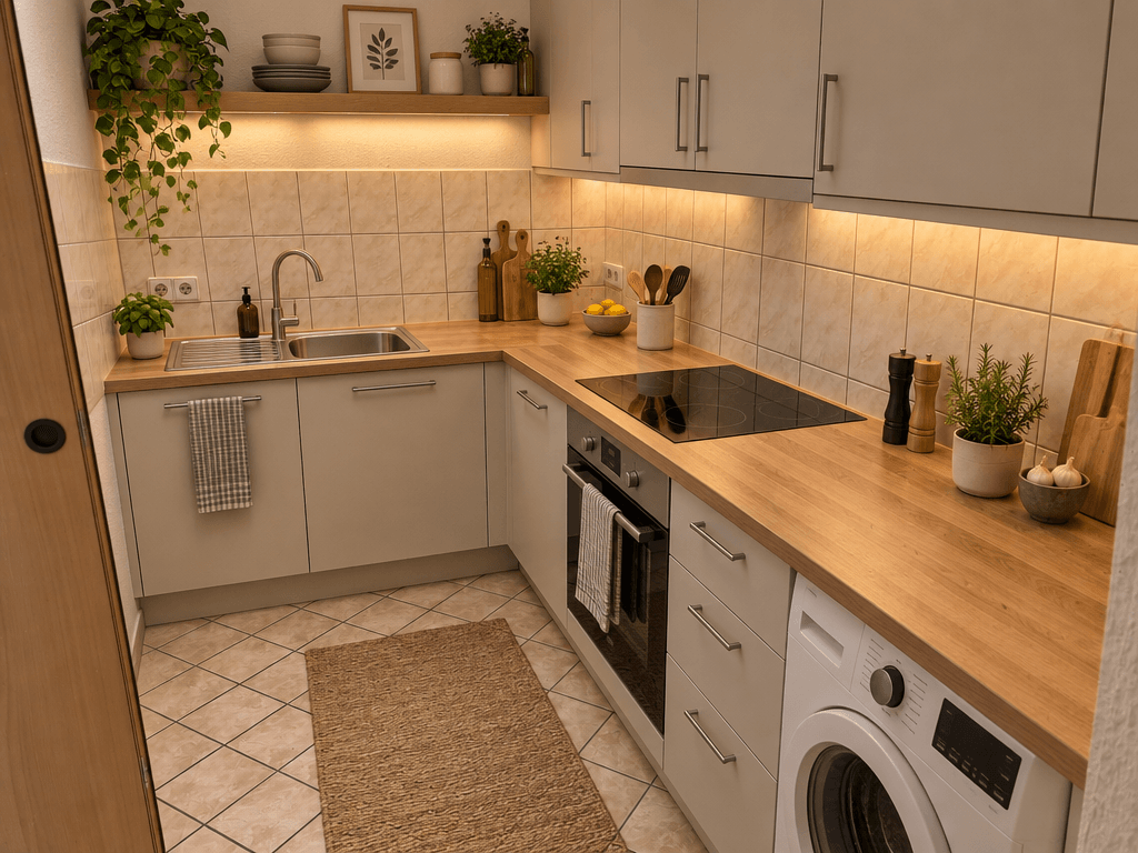 Kitchen interior in no_style style — photo by GenRoom AI