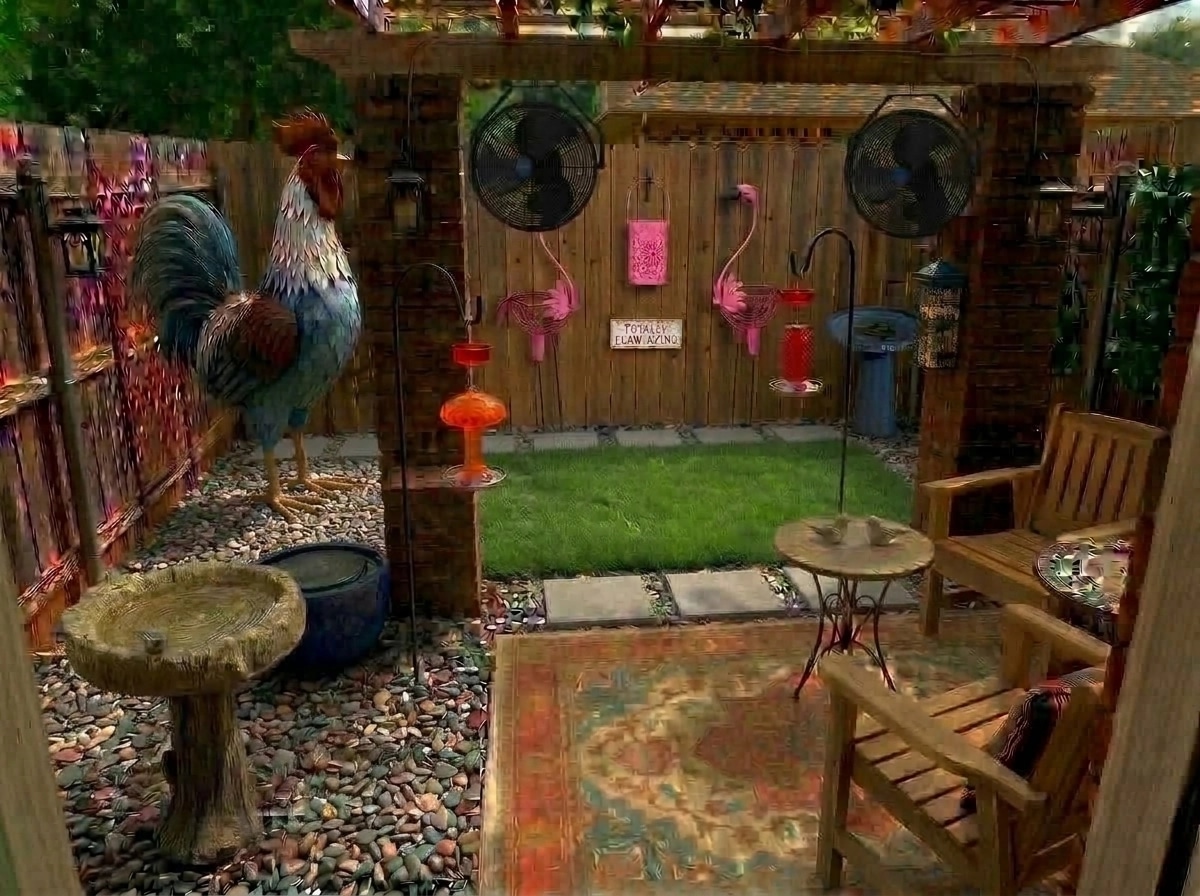 Landscape design in Mediterranean Yard style — Yard by GenRoom AI