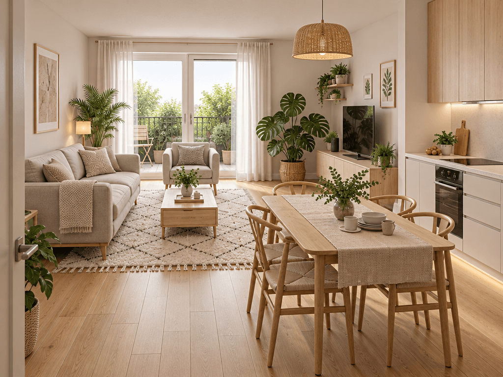 Interior design in Scandinavian style — Living Room by GenRoom AI
