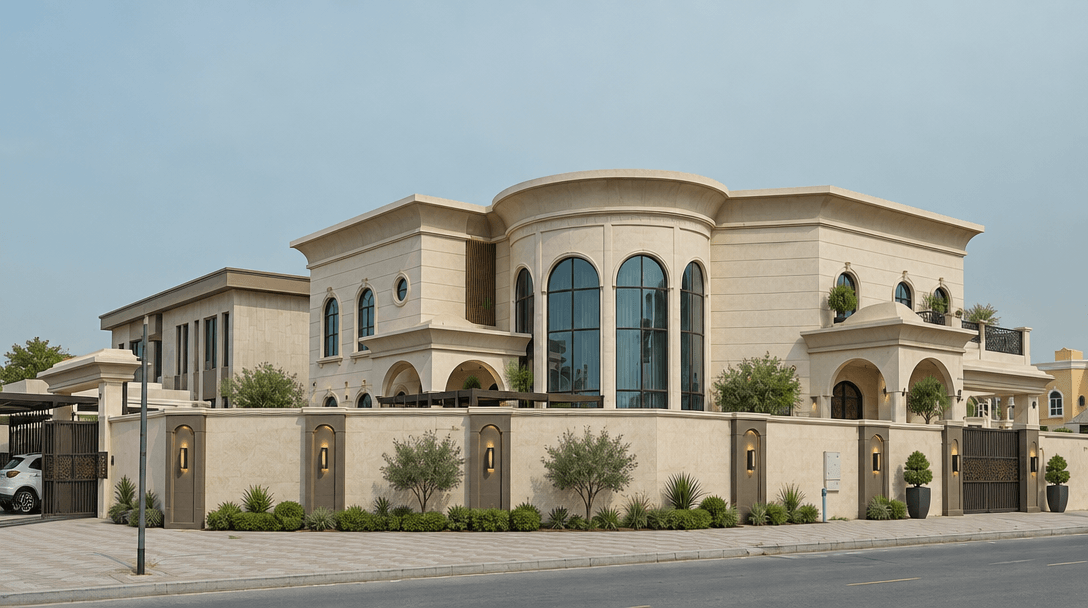 Design de façade en style Contemporary Facade — Façade par GenRoom AI