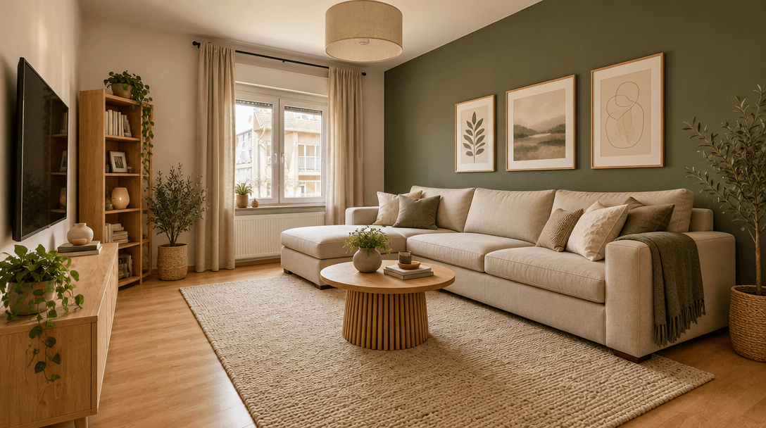 Scandinavian Living Room design — interior photo by GenRoom AI