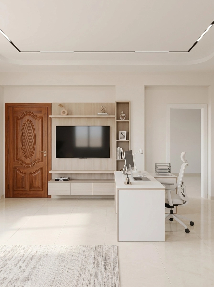 Interior design in Minimalism style — Office by GenRoom AI