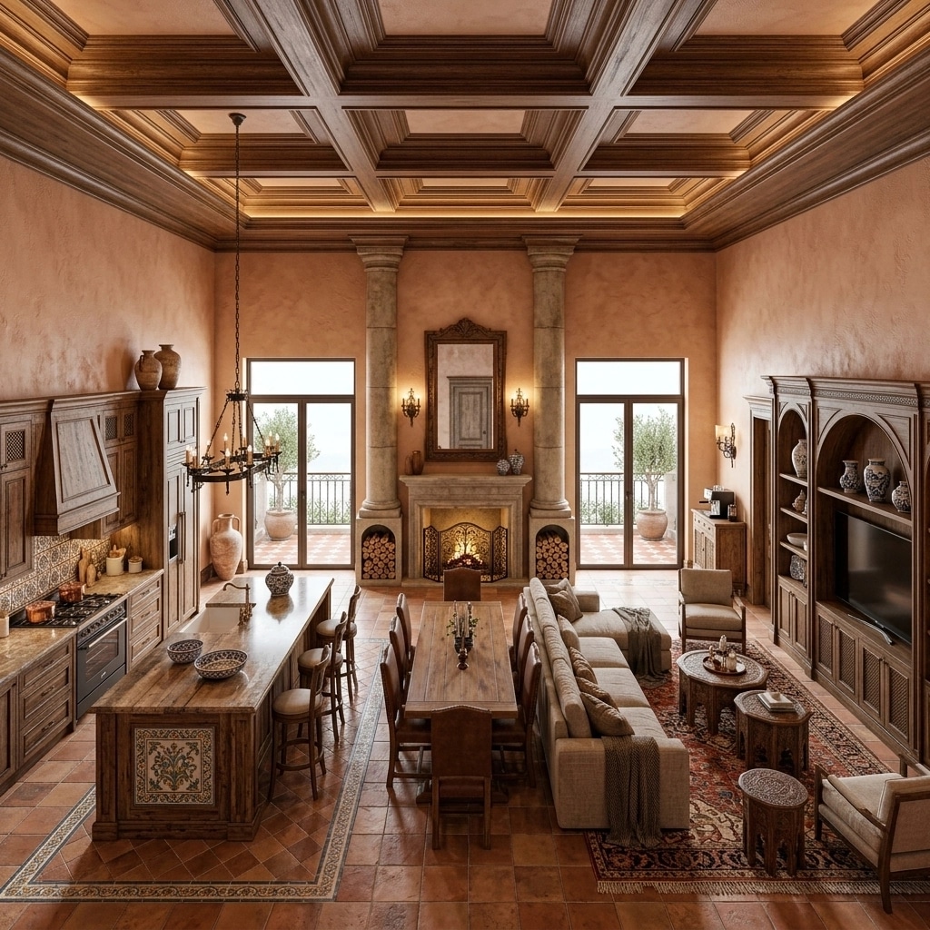 Interior design in Mediterranean style — Living Room by GenRoom AI