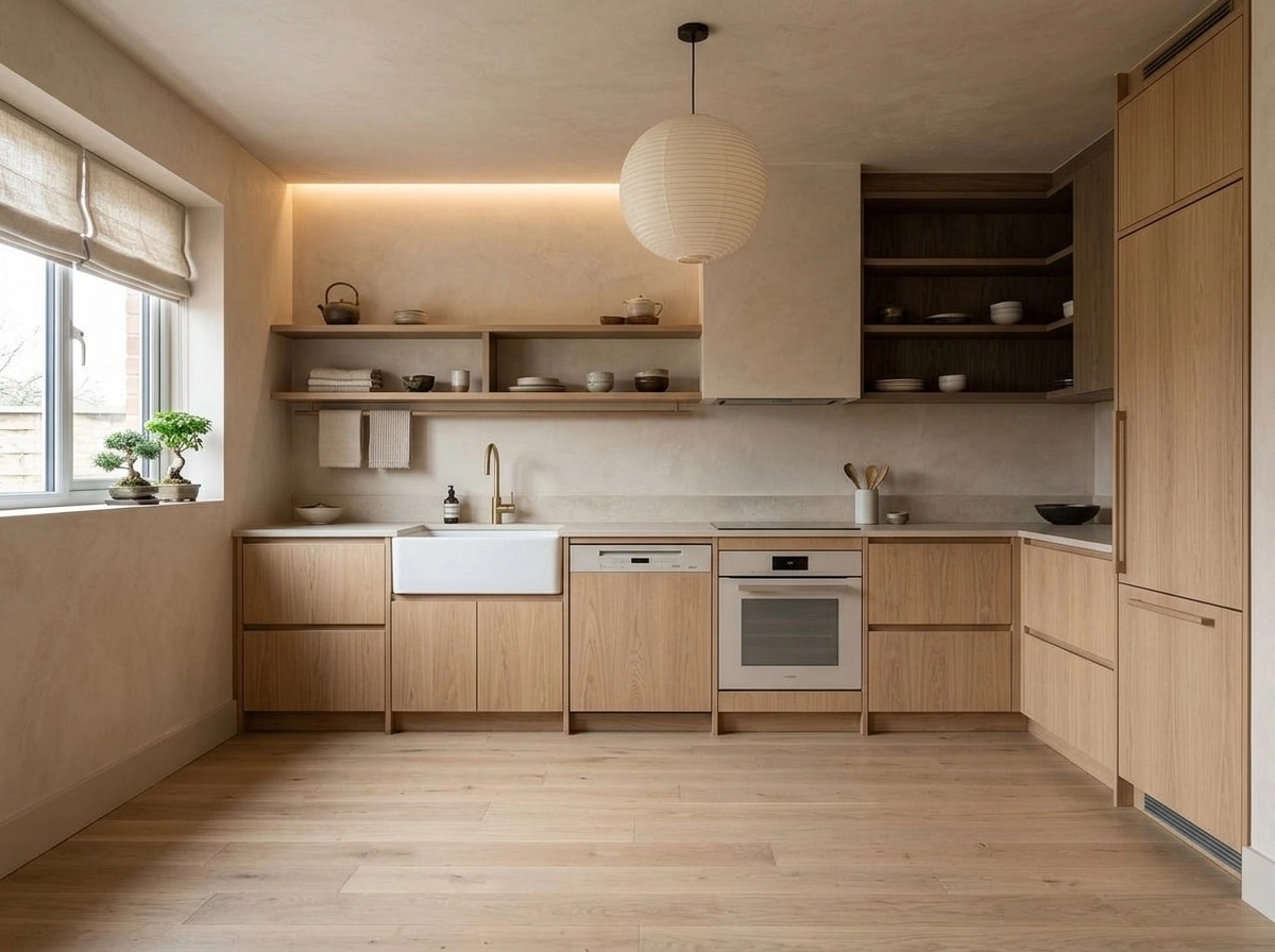 Japandi Cozinha design — interior photo by GenRoom AI