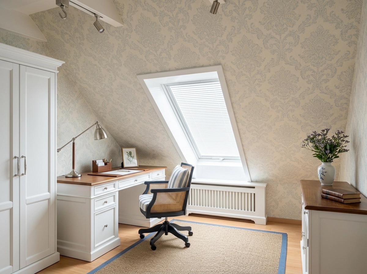 Interior design in Coastal / Hamptons style — Office by GenRoom AI
