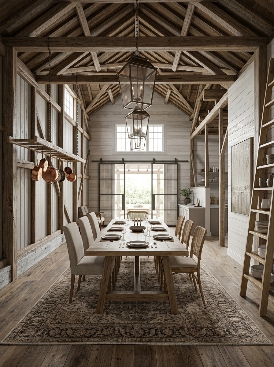 Interior design in Modern Farmhouse style — dining_room by GenRoom AI