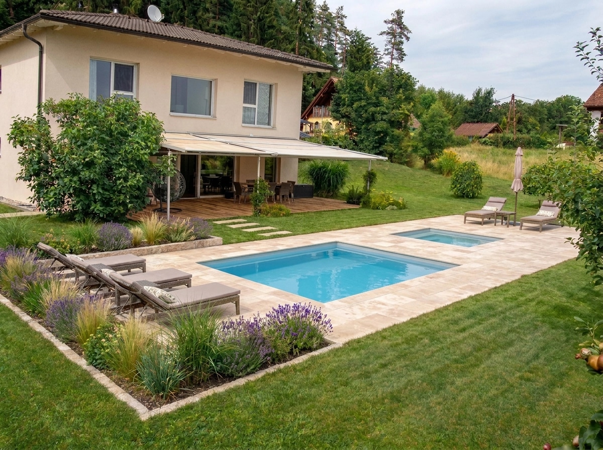 Yard design in no_style style — photo by GenRoom AI