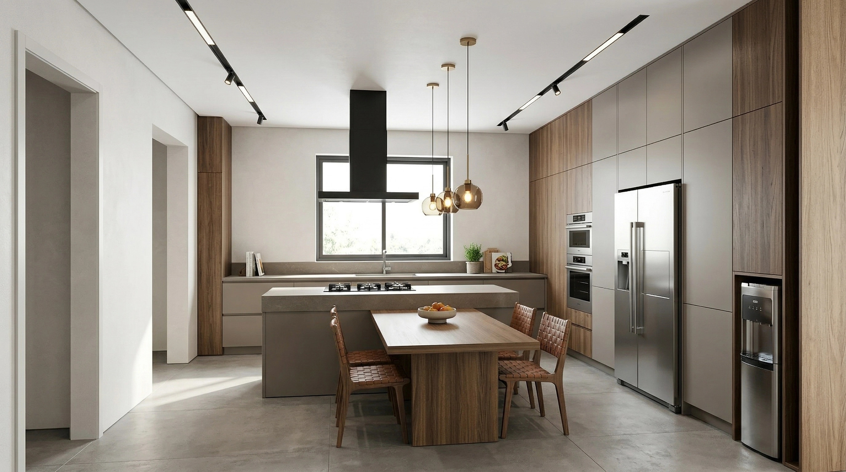 Minimalism Kitchen design — interior photo by GenRoom AI