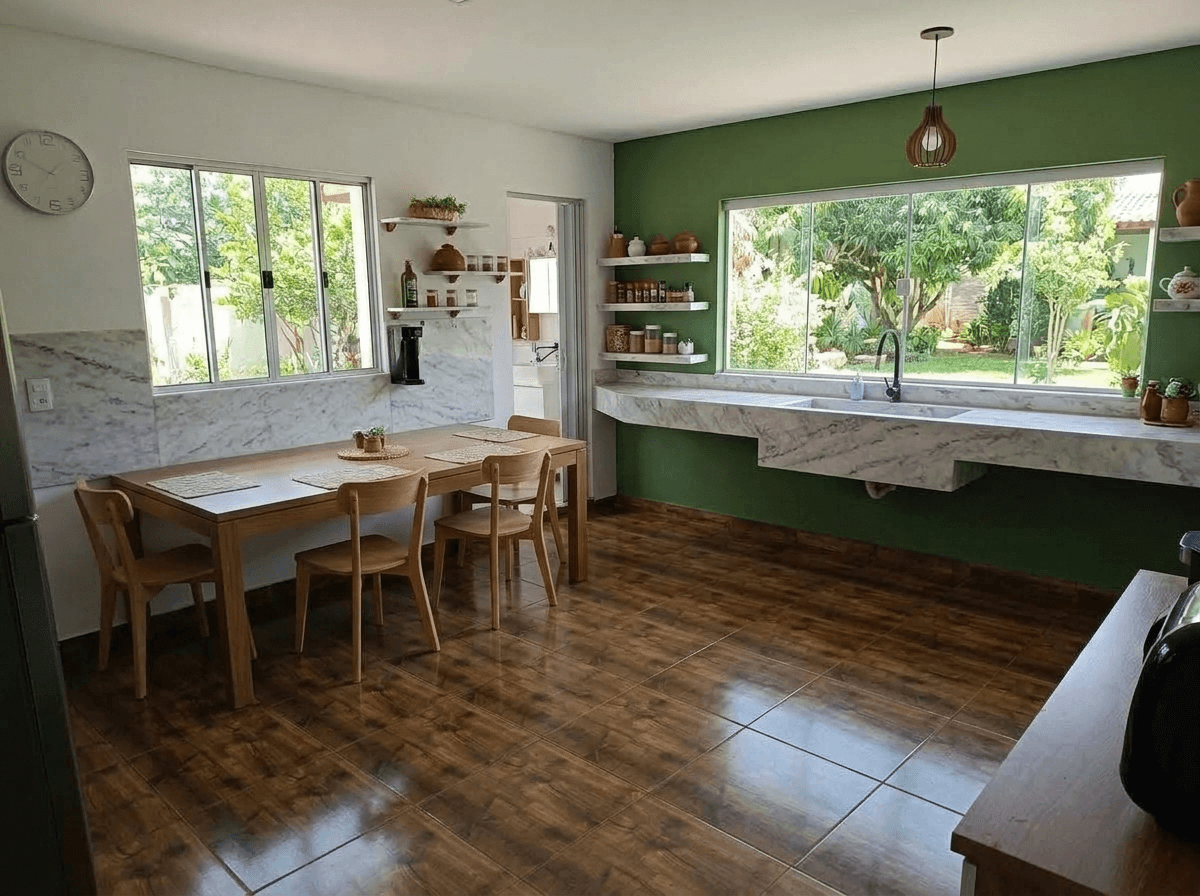 Kitchen interior in no_style style — photo by GenRoom AI