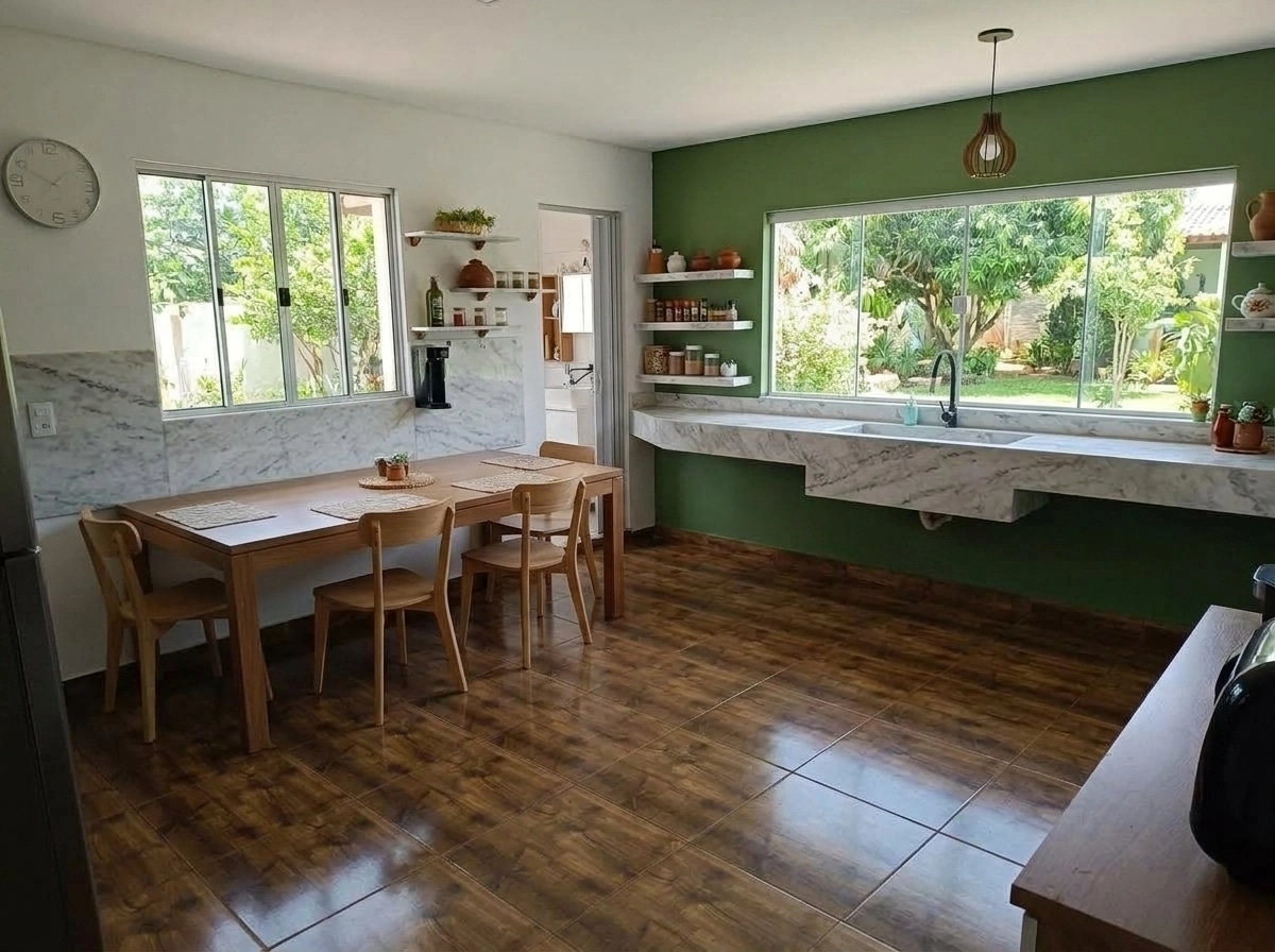 Kitchen interior in no_style style — photo by GenRoom AI