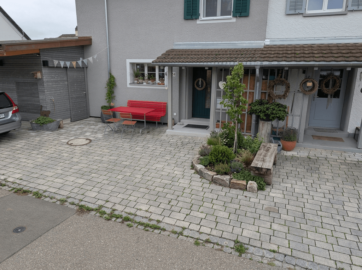 Landscape design in Eco Natural Garden style — Yard by GenRoom AI