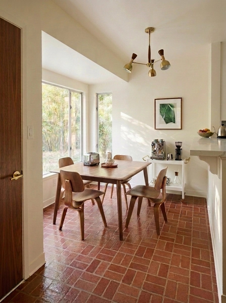 Mid-Century Modern Kitchen design — interior photo by GenRoom AI
