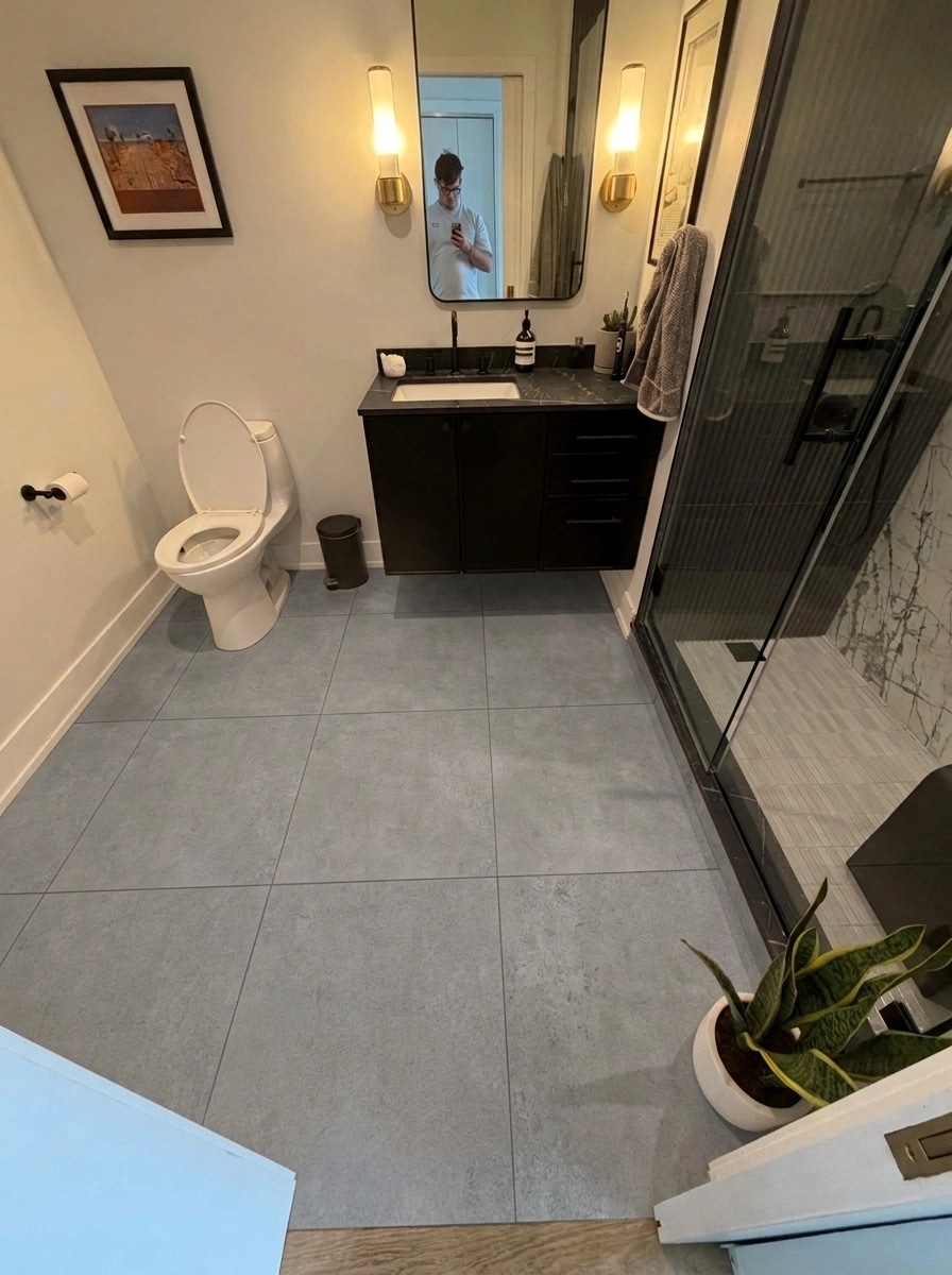 Bathroom interior in no_style style — photo by GenRoom AI