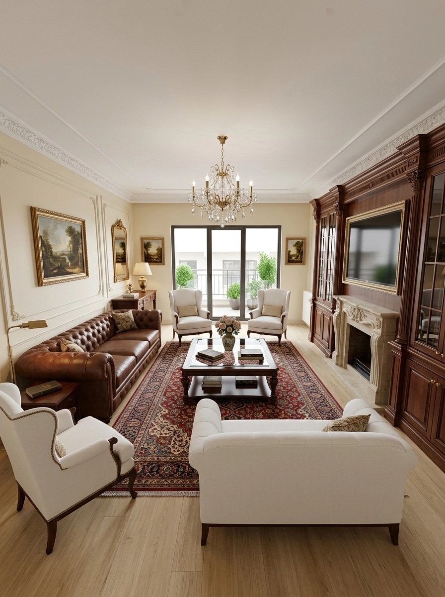 Interior design in Classic style — Living Room by GenRoom AI