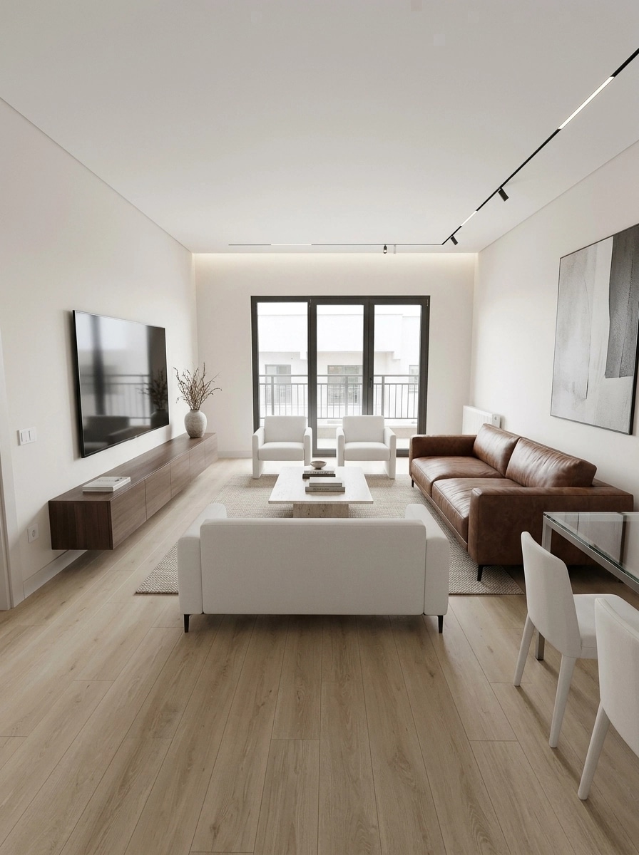 Minimalism Living Room design — interior photo by GenRoom AI