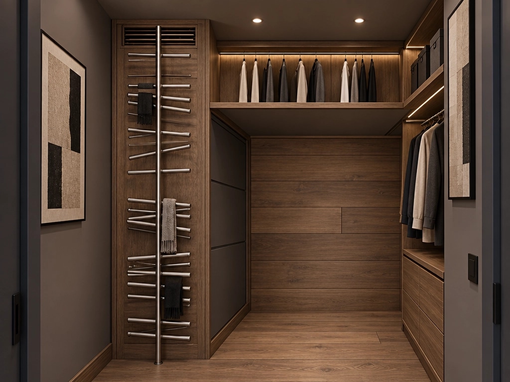 Interior design in Contemporary style — wardrobe by GenRoom AI