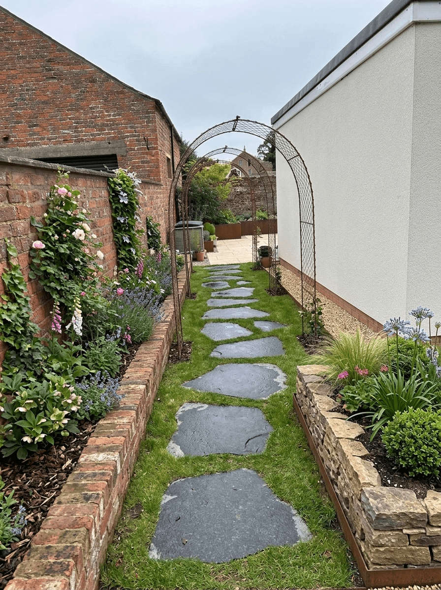 Landscape design in English Cottage Garden style — Yard by GenRoom AI